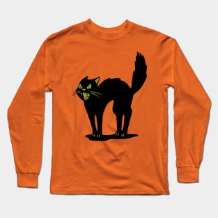 Halloween Cat Long Sleeve T-Shirt